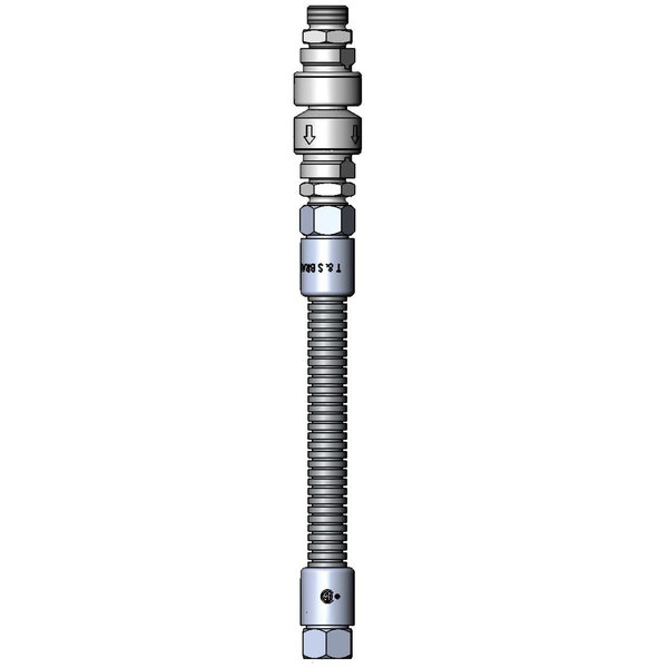 Brand new ⭐ T&S Brass And Bronze Works T&S B-0012-VB Stainless Steel Flex Hose Assembly With Vacuum Breaker ???? 3 Brand new ⭐ T&S Brass And Bronze Works T&S B-0012-VB Stainless Steel Flex Hose Assembly With Vacuum Breaker ????
