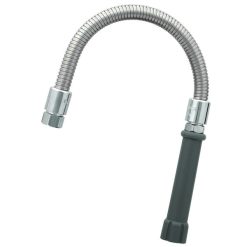 Top 10 ???? T&S Brass And Bronze Works T&S B-0020-HS 20" Stainless Steel Flex Hose With Spray Head And Polyurethane Liner ????