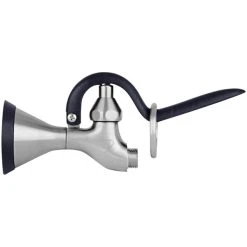 Hot Sale 👍 T&S Brass And Bronze Works Eversteel By T&S S-0107-Y Stainless Steel Blue 1.15 GPM Spray Valve With Integrated Spray Face And Bumper 🥰