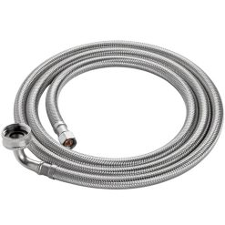 Buy ⭐ Assure Parts EF-DC-38CHBL-60 60" Stainless Steel Braided Dishwasher Connector With 3/8" Compression X 3/4" Garden Hose Elbow ????