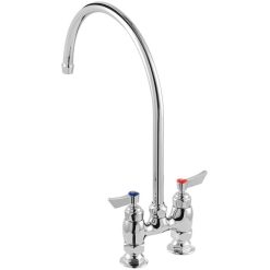 Best Sale ???? Waterloo Deck Mount Faucet With 12" Gooseneck Spout And 4" Centers ✨ -T&S Shop unnamed file 325