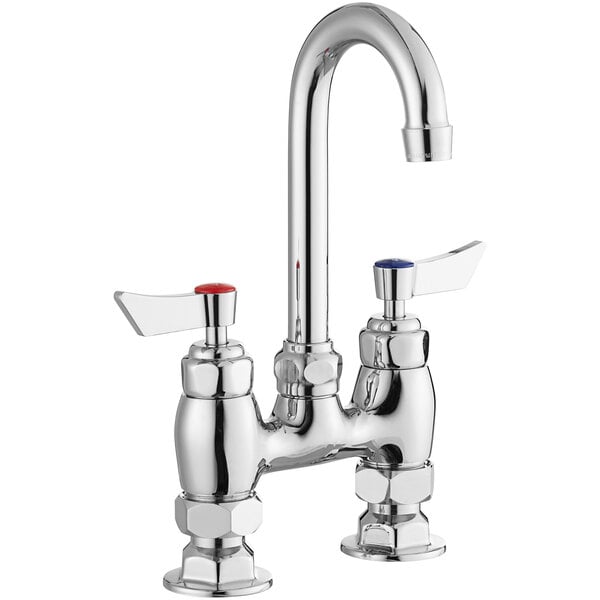 Brand new ❤️ Waterloo Deck Mount Faucet With 3 1/2" Gooseneck Spout And 4" Centers ???? 4 Brand new ❤️ Waterloo Deck Mount Faucet With 3 1/2" Gooseneck Spout And 4" Centers ???? - Image 2