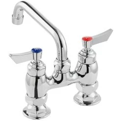 Budget 🎁 Waterloo Deck-Mounted Faucet With 4" Centers And 6" Swing Spout 😀 -T&S Shop unnamed file 331