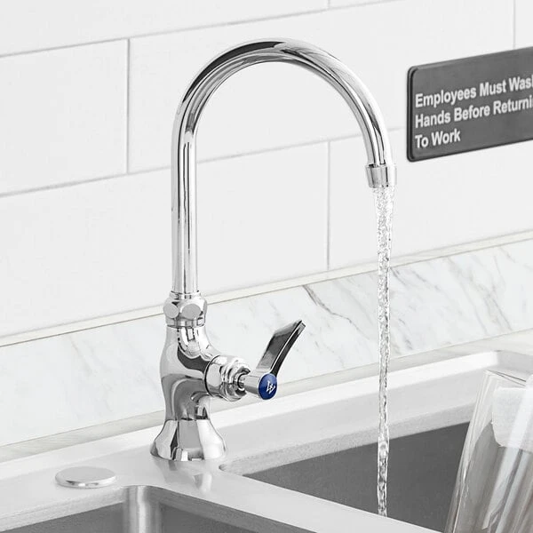 Discount ✔️ Waterloo Deck Mount Single Temperature Faucet With 6" Gooseneck Spout And Single Inlet 🔥 3 Discount ✔️ Waterloo Deck Mount Single Temperature Faucet With 6" Gooseneck Spout And Single Inlet 🔥