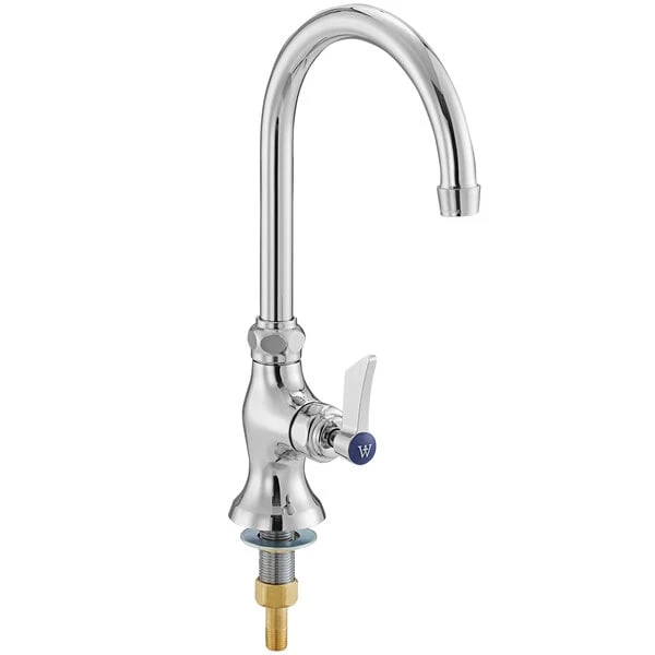 Discount ✔️ Waterloo Deck Mount Single Temperature Faucet With 6" Gooseneck Spout And Single Inlet 🔥 4 Discount ✔️ Waterloo Deck Mount Single Temperature Faucet With 6" Gooseneck Spout And Single Inlet 🔥 - Image 2