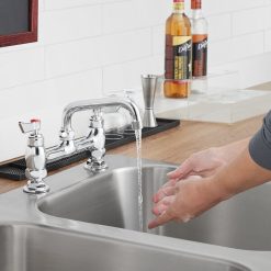 Cheapest ???? Waterloo Deck-Mounted Faucet With 8" Centers And 6" Swing Spout ✔️