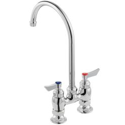 Buy ✔️ Waterloo Deck Mount Faucet With 8" Gooseneck Spout And 4" Centers ???? -T&S Shop unnamed file 354