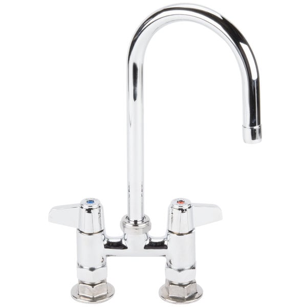 Equip by T&S 5F-4DLS05 Deck Mounted Faucet with 5 9/16" Gooseneck Spout, 4" Centers, Laminar Flow Device, and Lever Handles Outlet ???? T&S Brass And Bronze Works Equip By T&S 5F-4DLS05 Deck Mounted Faucet With 5 9/16" Gooseneck Spout, 4" Centers, Laminar Flow Device, And Lever Handles ???? -T&S Shop unnamed file 369