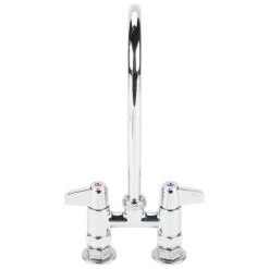 Outlet 😀 T&S Brass And Bronze Works Equip By T&S 5F-4DLS05 Deck Mounted Faucet With 5 9/16" Gooseneck Spout, 4" Centers, Laminar Flow Device, And Lever Handles 🛒 -T&S Shop unnamed file 370