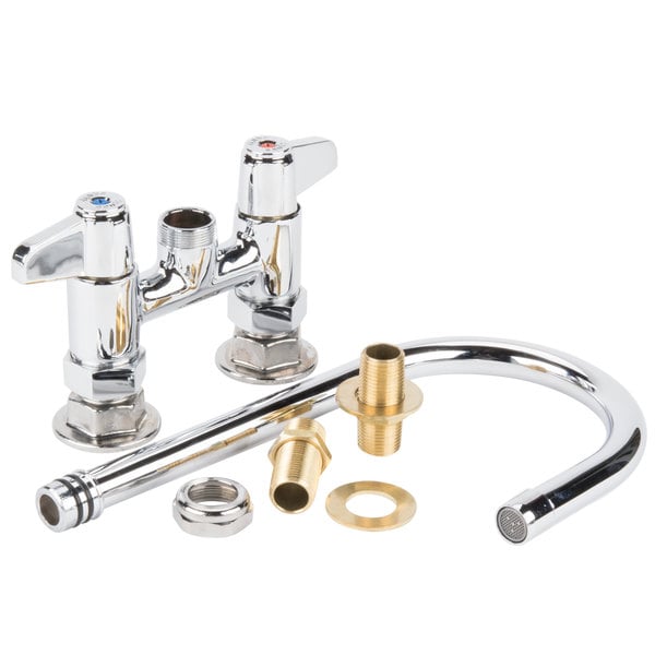 Equip by T&S 5F-4DLS05 Deck Mounted Faucet with 5 9/16" Gooseneck Spout, 4" Centers, Laminar Flow Device, and Lever Handles Outlet ???? T&S Brass And Bronze Works Equip By T&S 5F-4DLS05 Deck Mounted Faucet With 5 9/16" Gooseneck Spout, 4" Centers, Laminar Flow Device, And Lever Handles ???? -T&S Shop unnamed file 373