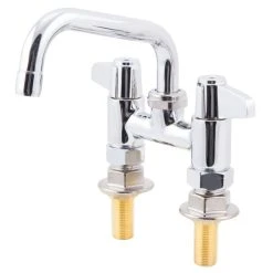 Cheapest 🌟 T&S Brass And Bronze Works Equip By T&S 5F-4DLS06 6 1/8" Deck Mount Swing Faucet With 4" Adjustable Centers 🧨