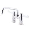Buy ???? T&S Brass And Bronze Works Equip By T&S 5F-4DWX08 Deck Mounted Faucet With 8 1/8" Swing Spout, 4" Adjustable Centers, 5.2 GPM Laminar Flow Device, Cerama Cartridges, And Wrist Handles ???? -T&S Shop unnamed file 396