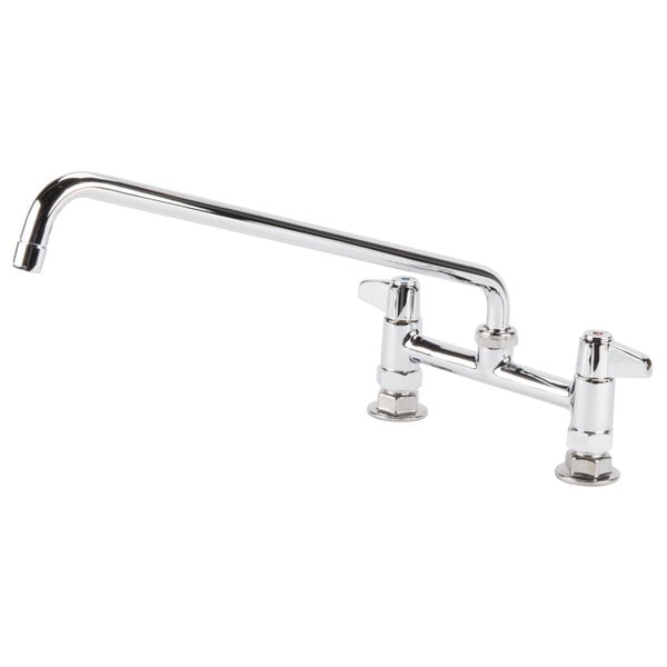 Hot Sale ???? T&S Brass And Bronze Works Equip By T&S 5F-8DLX16 Deck Mounted Faucet With 16 1/8" Swing Spout, 8" Adjustable Centers, 5.23 GPM Laminar Flow Device, Cerama Cartridges, And Lever Handles ???? 3 Hot Sale ???? T&S Brass And Bronze Works Equip By T&S 5F-8DLX16 Deck Mounted Faucet With 16 1/8" Swing Spout, 8" Adjustable Centers, 5.23 GPM Laminar Flow Device, Cerama Cartridges, And Lever Handles ????