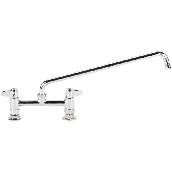 Hot Sale ???? T&S Brass And Bronze Works Equip By T&S 5F-8DLX16 Deck Mounted Faucet With 16 1/8" Swing Spout, 8" Adjustable Centers, 5.23 GPM Laminar Flow Device, Cerama Cartridges, And Lever Handles ???? 4 Hot Sale ???? T&S Brass And Bronze Works Equip By T&S 5F-8DLX16 Deck Mounted Faucet With 16 1/8" Swing Spout, 8" Adjustable Centers, 5.23 GPM Laminar Flow Device, Cerama Cartridges, And Lever Handles ???? - Image 2