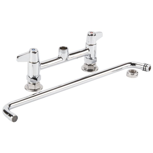 Hot Sale ???? T&S Brass And Bronze Works Equip By T&S 5F-8DLX16 Deck Mounted Faucet With 16 1/8" Swing Spout, 8" Adjustable Centers, 5.23 GPM Laminar Flow Device, Cerama Cartridges, And Lever Handles ???? 8 Hot Sale ???? T&S Brass And Bronze Works Equip By T&S 5F-8DLX16 Deck Mounted Faucet With 16 1/8" Swing Spout, 8" Adjustable Centers, 5.23 GPM Laminar Flow Device, Cerama Cartridges, And Lever Handles ???? - Image 6
