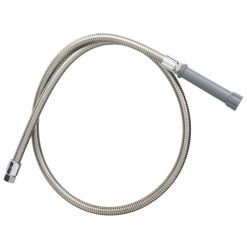 Cheapest ???? T&S Brass And Bronze Works T&S B-0068-H 68" Stainless Steel Flex Hose With Gray Handle And Polyurethane Liner ????
