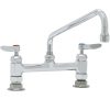 Hot Sale ✔️ T&S Brass And Bronze Works T&S B-0221-CR-K-F10 Deck Mounted Pantry Faucet With 8" Adjustable Centers, 12" Swing Nozzle, 1.0 GPM Aerator, And Lever Handles ???? -T&S Shop unnamed file 447