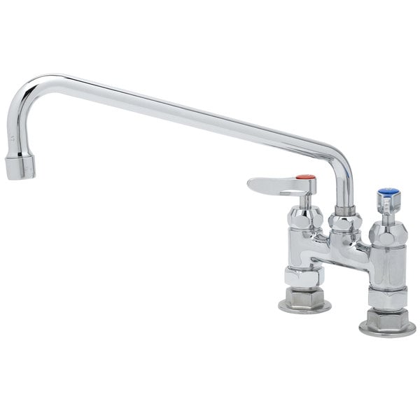 Wholesale ???? T&S Brass And Bronze Works T&S B-0225-CR Deck Mounted Faucet With 12" Swing Nozzle, 4" Adjustable Centers, 9.8 GPM Stream Regulator Outlet, Cerama Cartridges, And Lever Handles ???? 3 Wholesale ???? T&S Brass And Bronze Works T&S B-0225-CR Deck Mounted Faucet With 12" Swing Nozzle, 4" Adjustable Centers, 9.8 GPM Stream Regulator Outlet, Cerama Cartridges, And Lever Handles ????