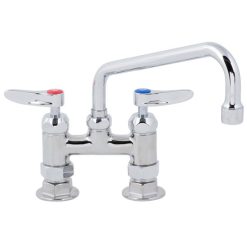 Cheap ⭐ T&S Brass And Bronze Works T&S B-0227-CR-WS Deck Mounted Faucet With 4" Adjustable Centers, 8" Swing Spout, 1.5 GPM Aerator, Cerama Cartridges, And Lever Handles ???? -T&S Shop unnamed file 474