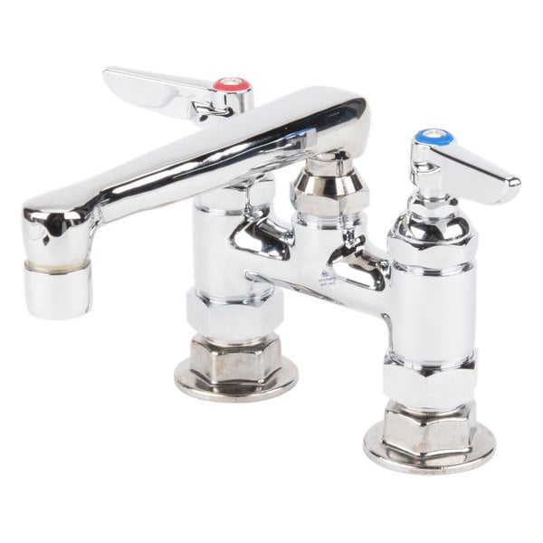 Wholesale ???? T&S Brass And Bronze Works T&S B-2501 Deck Mounted Faucet With 6" Cast Swivel Nozzle, 4" Adjustable Centers, 2.2 GPM Aerator, Eterna Cartridges, And Lever Handles ???? 5 Wholesale ???? T&S Brass And Bronze Works T&S B-2501 Deck Mounted Faucet With 6" Cast Swivel Nozzle, 4" Adjustable Centers, 2.2 GPM Aerator, Eterna Cartridges, And Lever Handles ???? - Image 3