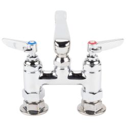 Best Pirce ???? T&S Brass And Bronze Works T&S B-2501-CR Deck Mount Mixing Faucet With 4" Adjustable Centers, 6" Cast Spout, And Cerama Cartridges ⌛ -T&S Shop unnamed file 550