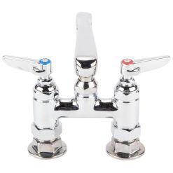 Best Pirce ???? T&S Brass And Bronze Works T&S B-2501-CR Deck Mount Mixing Faucet With 4" Adjustable Centers, 6" Cast Spout, And Cerama Cartridges ⌛ -T&S Shop unnamed file 551