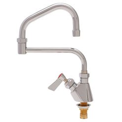 Discount ???? Fisher 47724 Deck Mounted Faucet With 23" Double-Jointed Swing Nozzle, 2.2 GPM Aerator, And Lever Handle ????
