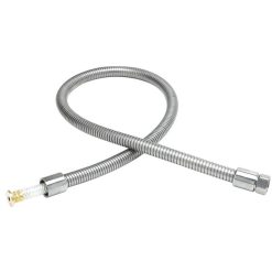 New ✔️ T&S Brass And Bronze Works T&S B-0056-H2A 50 3/8" Stainless Steel Flex Hose Assembly For Pre-Rinse Faucet ????