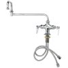 Brand new ⌛ T&S Brass And Bronze Works T&S B-0251 Deck Mounted Pantry Faucet With Flex Inlets And 15" Double-Jointed Swing Nozzle ⌛ -T&S Shop unnamed file 587
