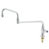 Best Sale ⌛ T&S Brass And Bronze Works T&S B-0255-18DJX-CR Deck Mounted Single Hole Faucet With 18" Double-Jointed Swing Spout, Stream Regulator Outlet, Cerama Cartridges, And Lever Handle ✨ -T&S Shop unnamed file 589