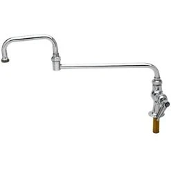 Best reviews of 🎁 T&S Brass And Bronze Works T&S B-0256 Single Hole Deck Mount Pantry Faucet With Single Supply, 15" Double Joint Nozzle, And Eterna Cartridges ⌛