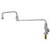 Discount ???? T&S Brass And Bronze Works T&S B-0257 Deck Mounted Single Hole Faucet With 12" Double Jointed Swing Nozzle, 5.59 GPM Stream Regulator Outlet, Eterna Cartridge, And Lever Handle ❤️ -T&S Shop unnamed file 593